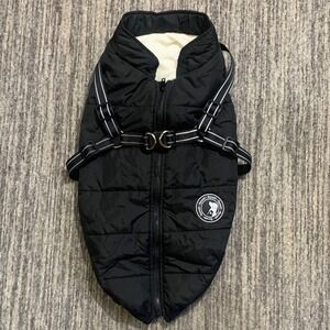 Gyvazla‎ Dog Winter Coat Waterproof Puffer Vest Built-in Harness 3XL